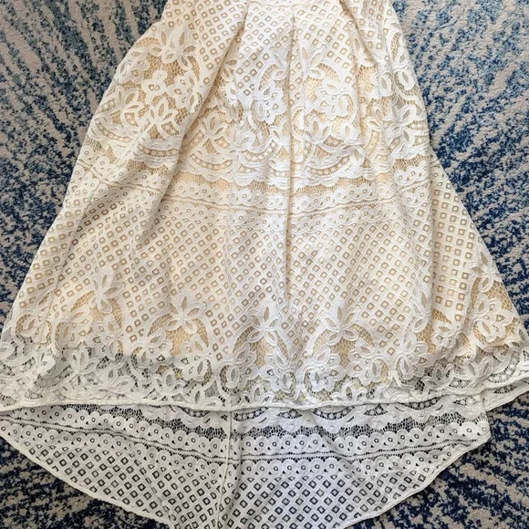 Lover, White Lace 2-level skirt - Picture 4 of 5